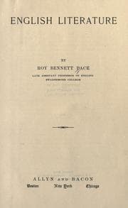 Tapa de English literature