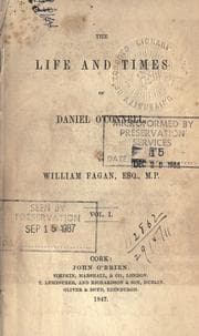 Tapa de The life and times of Daniel O'Connell