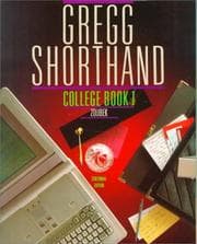 Tapa de Gregg Shorthand, College, Book 1