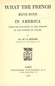 Tapa de What the French have done in America