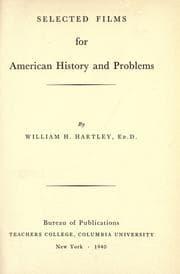 Tapa de Selected films for American history and problems
