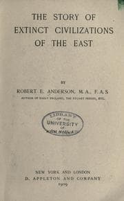 Tapa de The story of extinct civilizations of the East