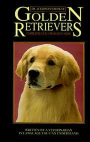 Tapa de Dr. Ackerman's book of the golden retriever