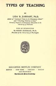 Tapa de Types of teaching