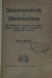 Tapa de Zusammenbruch und Wiederaufbau