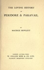 Tapa de The loving history of Peridore & Paravail