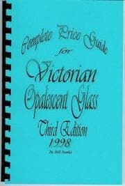 Tapa de Complete Price Guide for Victorian Opalescent Glass, Third Edition, 1998