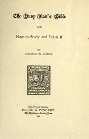Tapa de The busy man's Bible and how to study and teach it