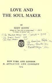 Tapa de Love and the soul maker