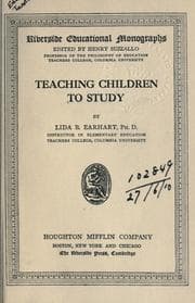 Tapa de Teaching children to study