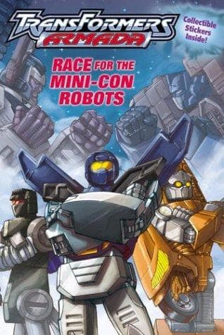 Tapa de Transformers Race for the Mini-Con Robots