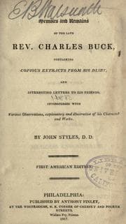 Tapa de Memoirs and remains of the late Rev. Charles Buck