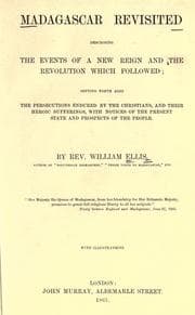 Tapa de Madagascar revisited, describing the events of a new reign and the revolution which followed