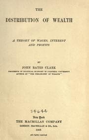 Tapa de The distribution of wealth