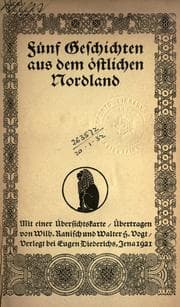 Tapa de Fünf Geschichten aus dem östlichen Nordland