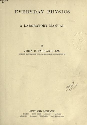 Tapa de Everyday physics