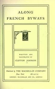 Tapa de Along French byways