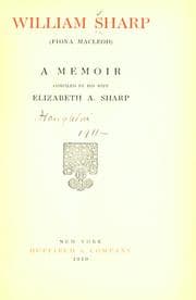 Tapa de William Sharp (Fiona Macleod)