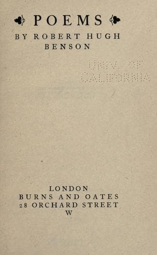 Tapa de Poems