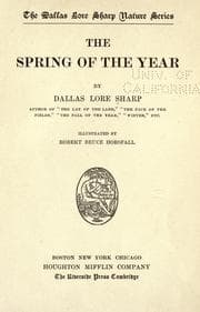 Tapa de The spring of the year