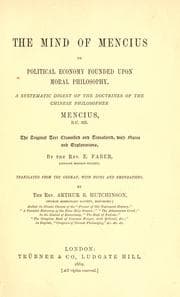 Tapa de The mind of Mencius