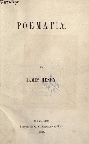 Tapa de Poematia.