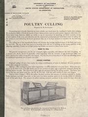 Tapa de Poultry culling