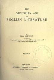Tapa de The Victorian age of English literature