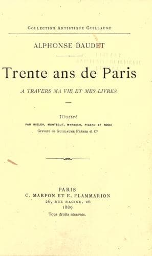 Tapa de Trente ans de Paris
