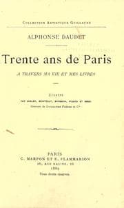 Tapa de Trente ans de Paris