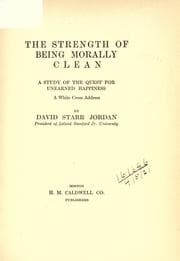 Tapa de The strength of being morally clean