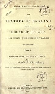 Tapa de The history of England under the House of Stuart