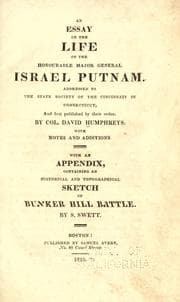 Tapa de An essay on the life of the Honourable Major General Israel Putnam
