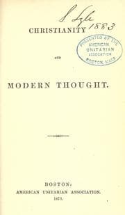 Tapa de Christianity and modern thought
