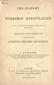 Tapa de The economy of workshop manipulation