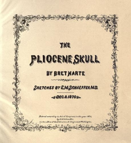 Tapa de The  Pliocene skull