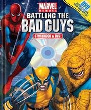 Tapa de Marvel Heroes Battling the Bad Guys Book and DVD