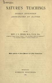 Tapa de Nature's teachings, human invention anticipated by nature