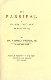 Tapa de The Parsifal of Richard Wagner at Bayreuth, 1894