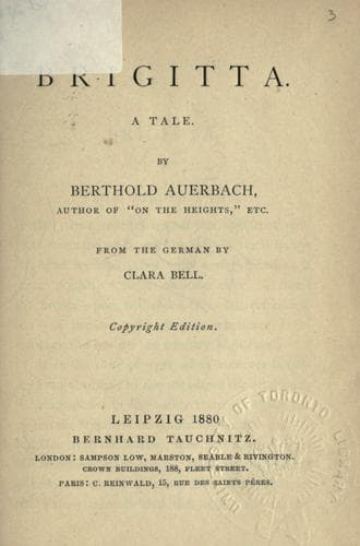 Tapa de Brigitta