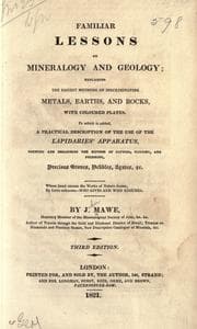 Tapa de Familiar lessons on mineralogy and geology