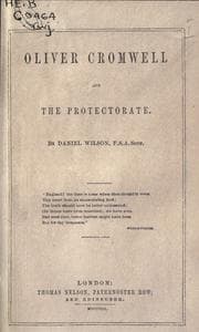 Tapa de Oliver Cromwell and the protectorate