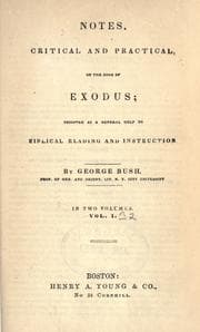 Tapa de Notes, critical and practical, on the book of Exodus
