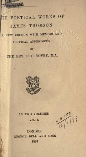 Tapa de Poetical works.