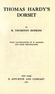 Tapa de Thomas Hardy's Dorset