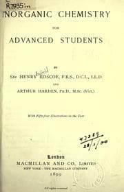 Tapa de Inorganic chemistry for advanced students