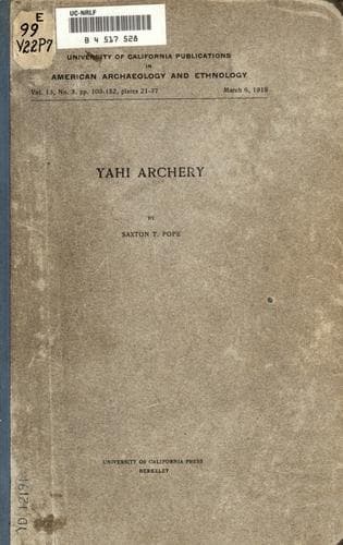 Tapa de Yahi archery
