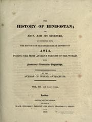 Tapa de The history of Hindostan