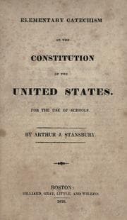 Tapa de Elementary catechism on the Constitution of the United States