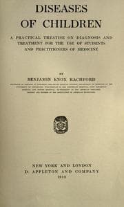 Tapa de Diseases of children